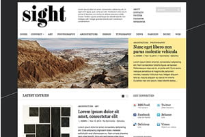 Sight 1.0.1 Magazine Style WordPress Theme