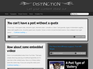 WordPress Distinction Theme