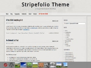 Stripefolio Theme for WordPress